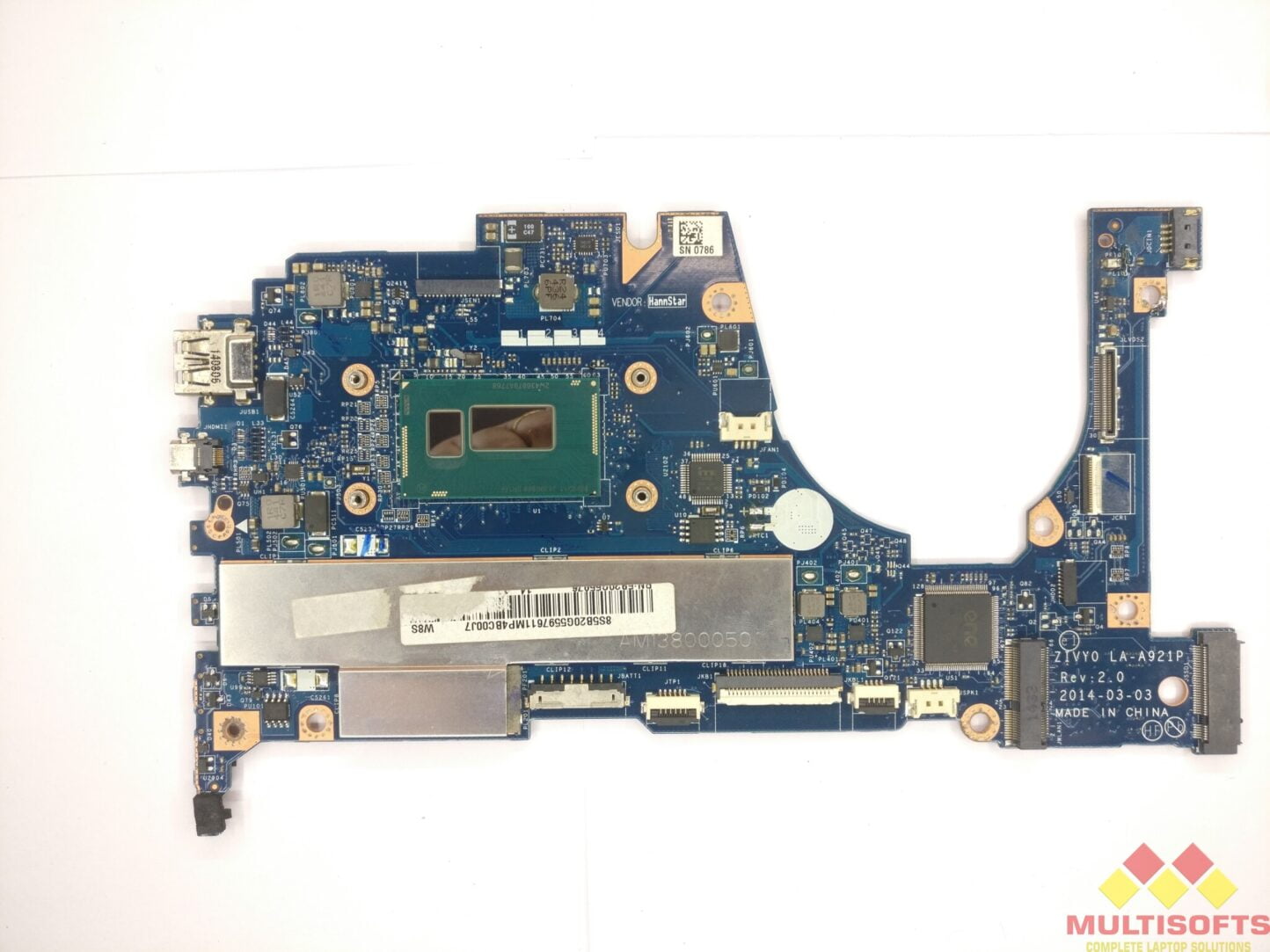 Ibm Lenovo Yoga 2 13 Uma I5 4th Gen Integrated Cpu Laptop Motherboard